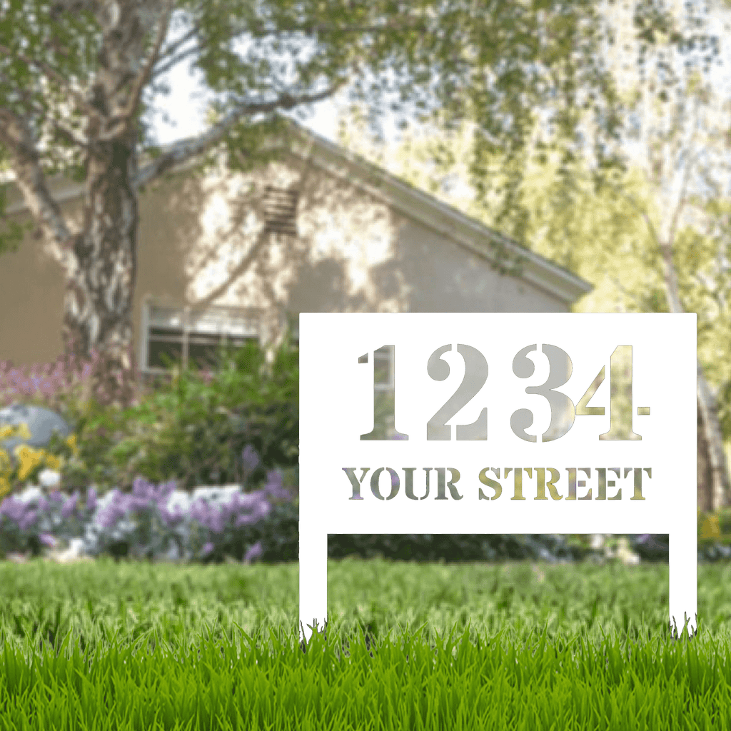 K&S Design Elements | Custom Metal Address Signs | Made in the USA | K ...