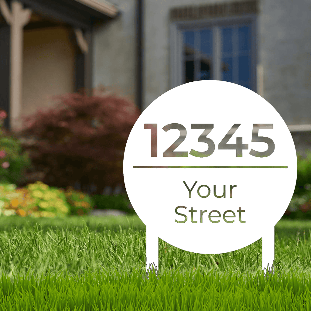 K&S Design Elements | Custom Metal Address Signs | Made in the USA | K ...