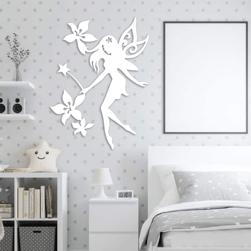 Fairy and Flowers Wall Art