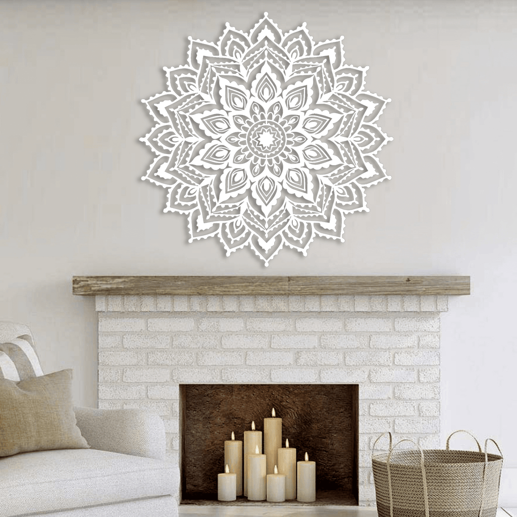 Mandala wall art metal 2025