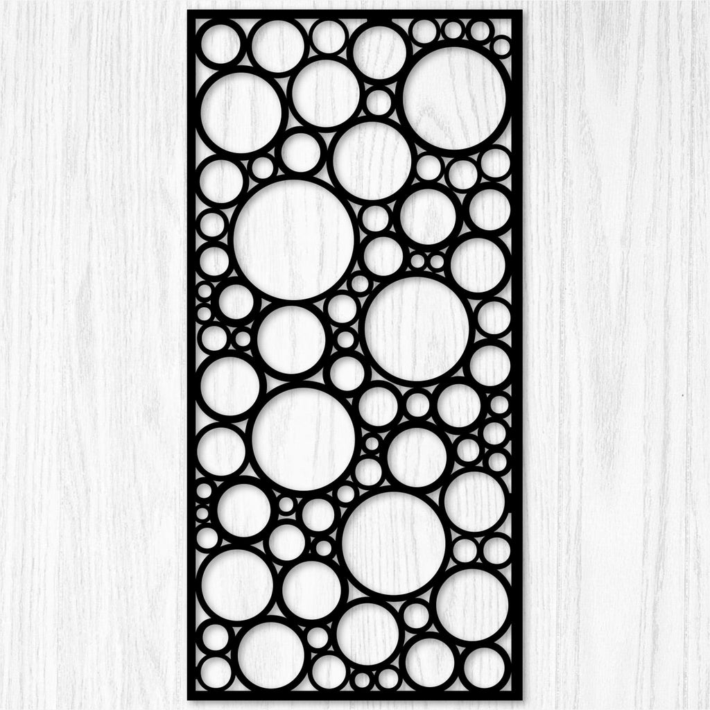 Circle Pattern Decorative Wall Panel | Metal Wall Art & Home Decor | K ...