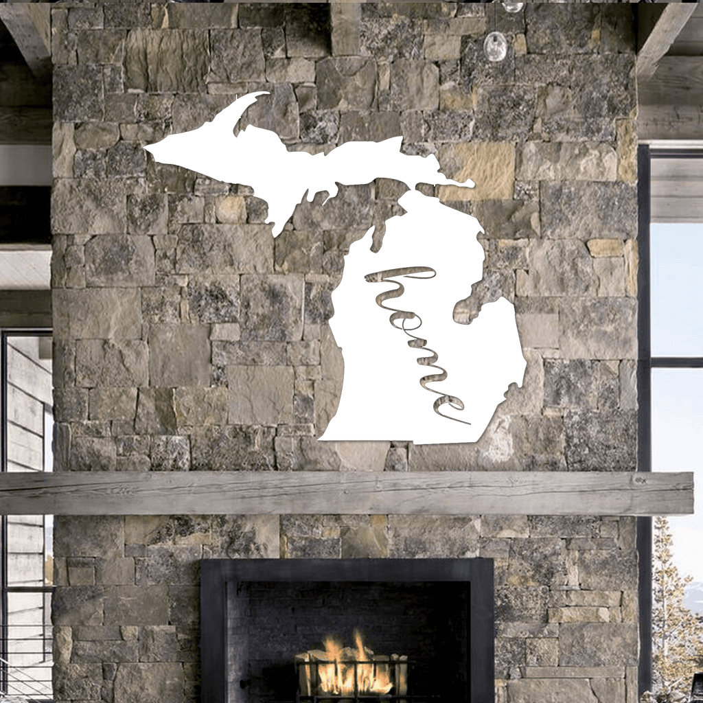 K&S Design Elements | State Map Metal Art | Made in the USA | K&S
