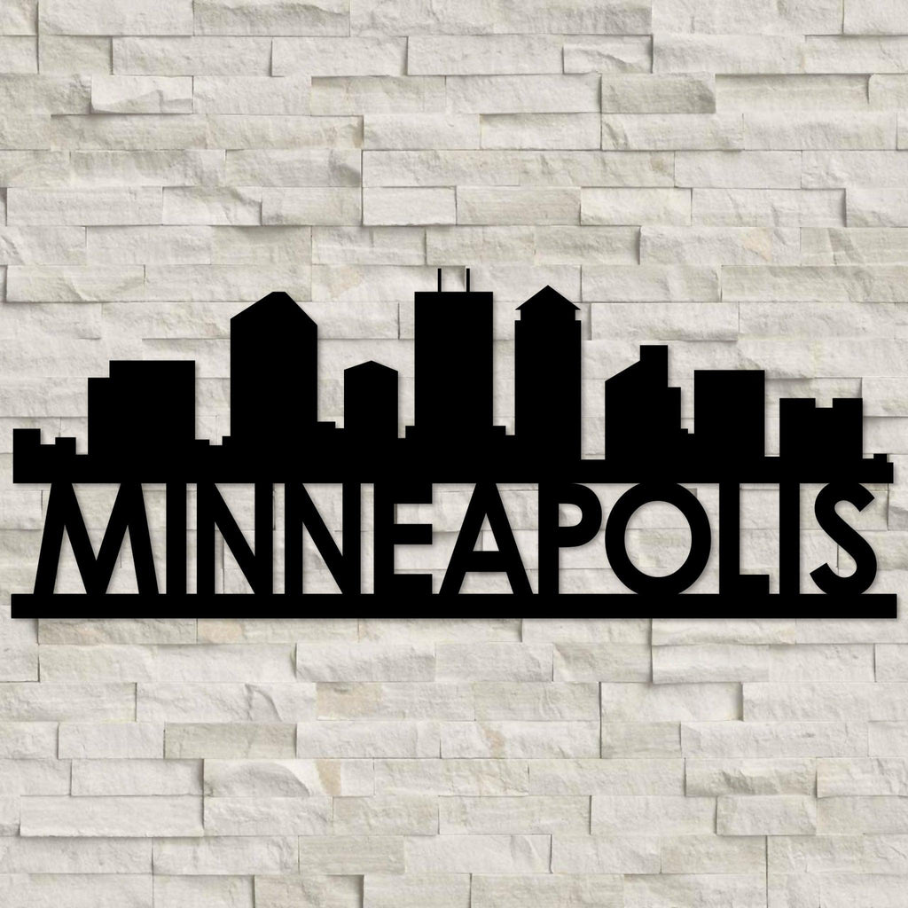 Minneapolis Skyline Metal Wall Art