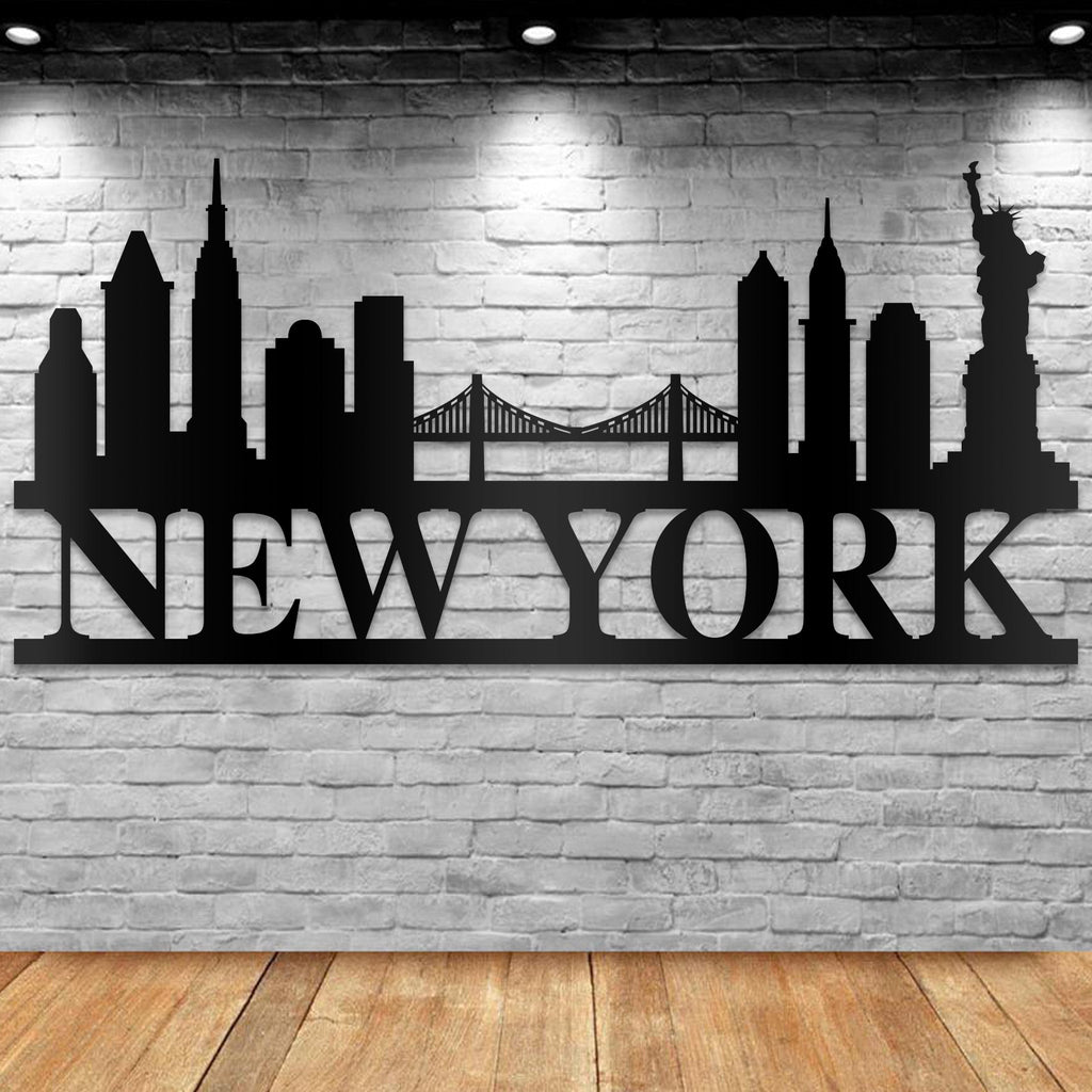 New York City Metal Wall Art