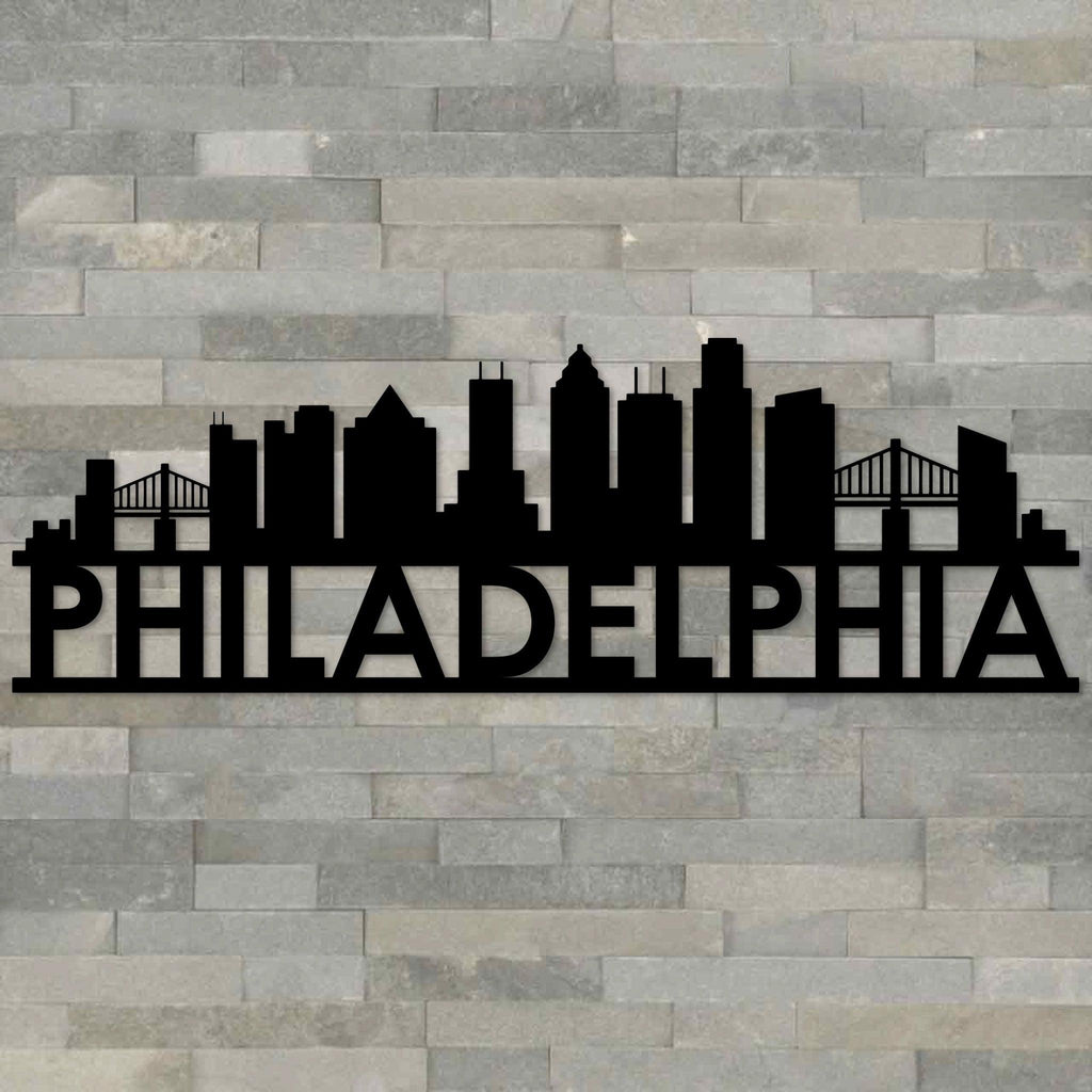 Philadelphia Skyline Metal Wall Art