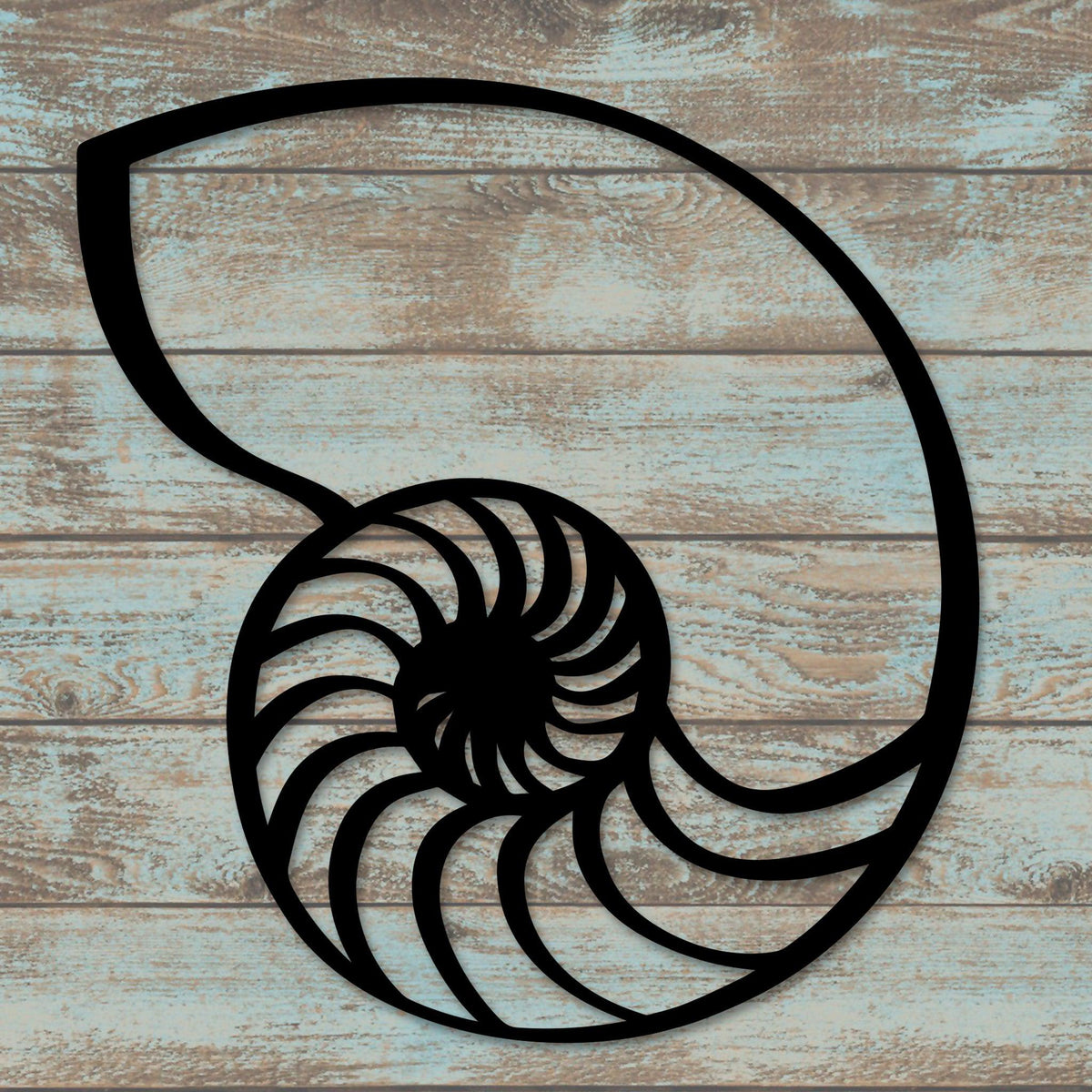 Sea Shell Wall Art | Metal Beach Art & Coastal Decor | K&S Design Elements