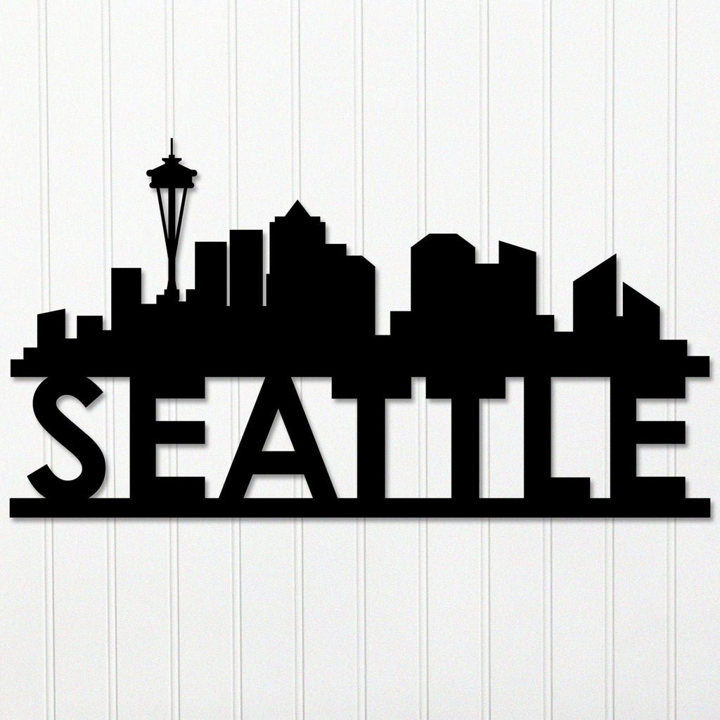 Seattle Skyline Metal Wall Art
