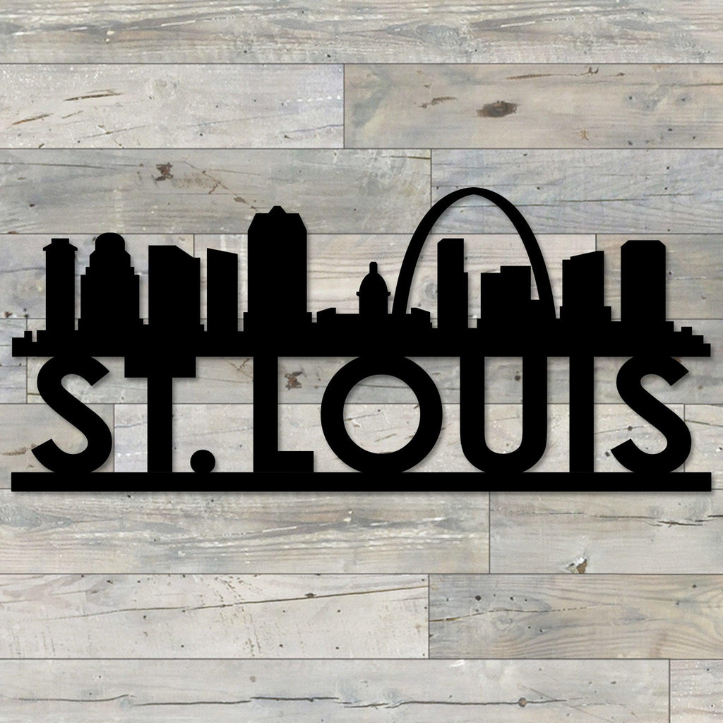 St. Louis Skyline Metal Wall Art