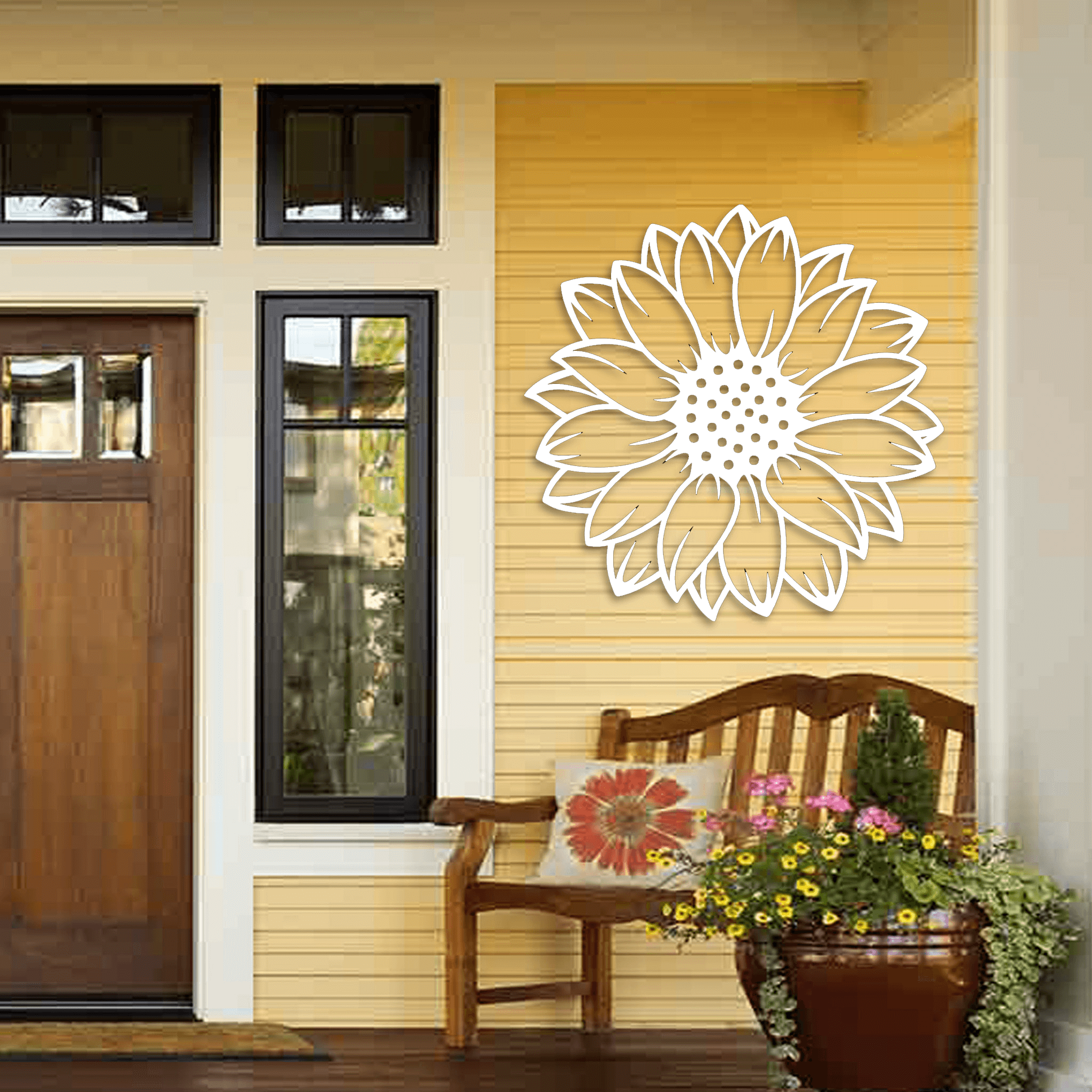 Metal Sunflower Wall Decor: A Radiant Addition to Your Home