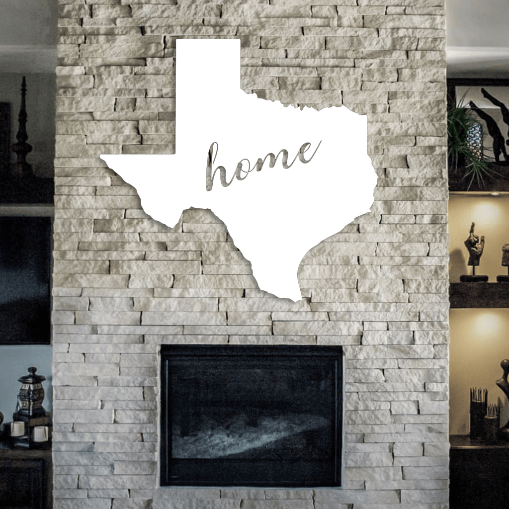 Texas Home Metal Wall Decor