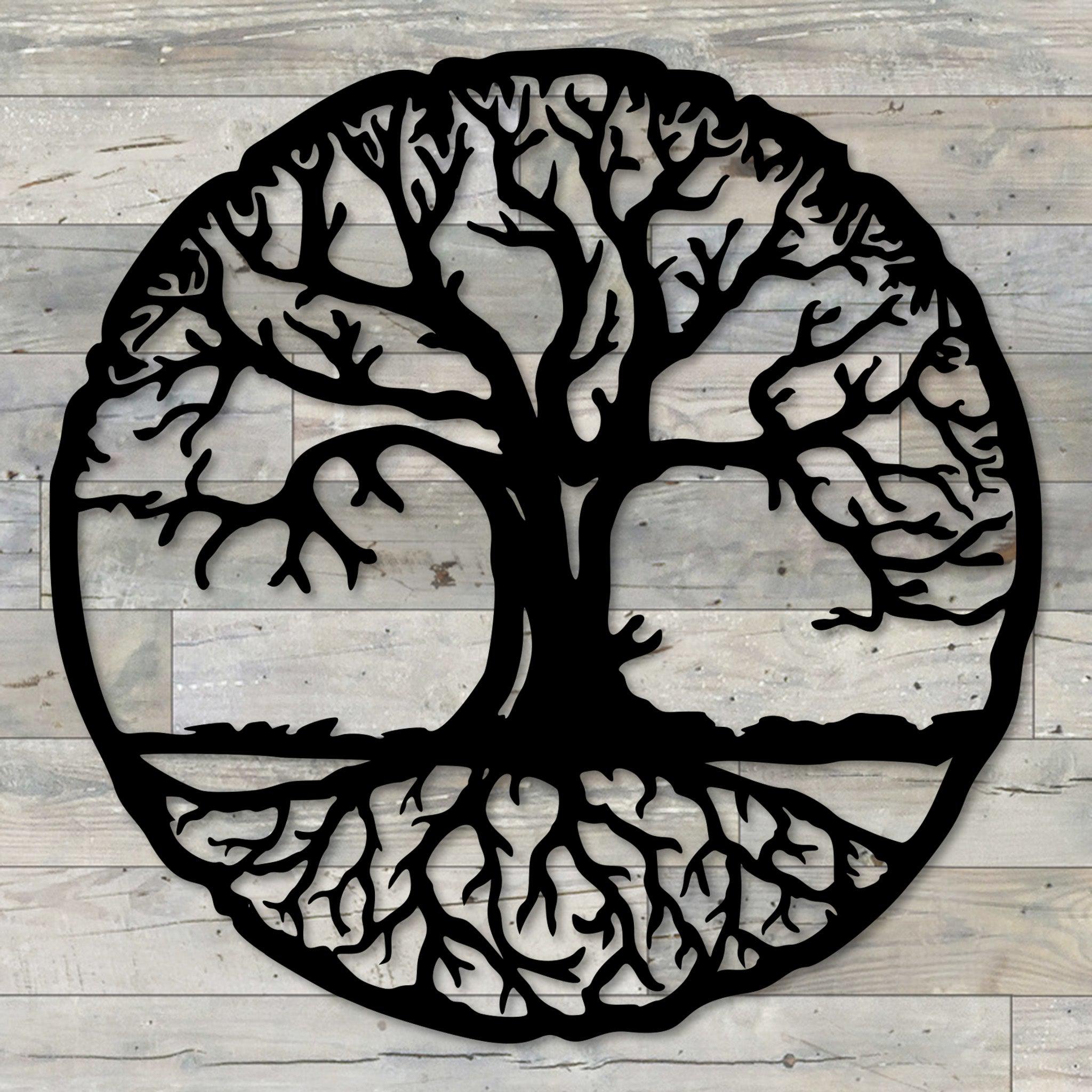 Metal wall decoration, tree offers of life decoration