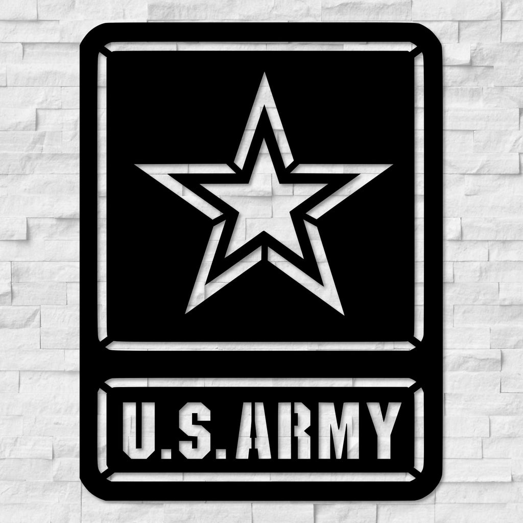 US Army Logo Metal Wall Decor