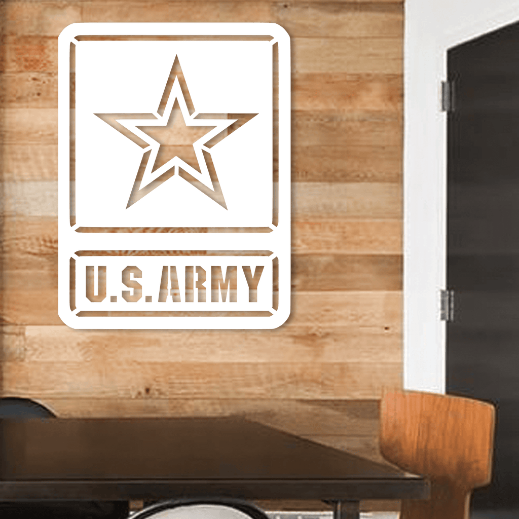 US Army Logo Metal Wall Decor