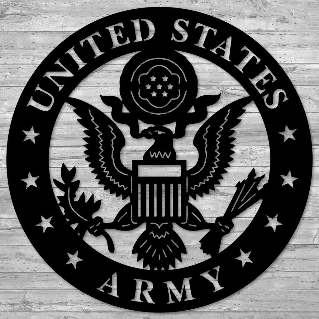 United States Army Seal Metal Wall Art