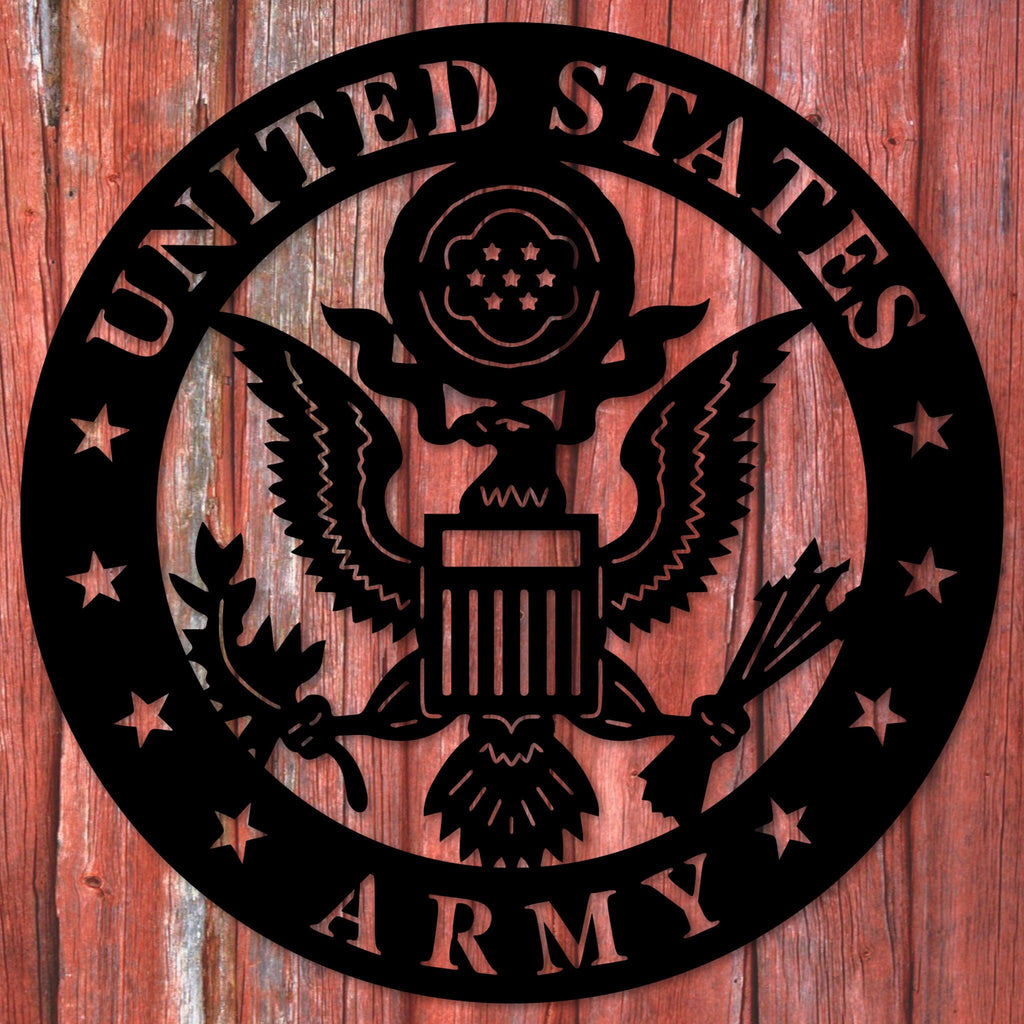 United States Army Seal Metal Wall Art