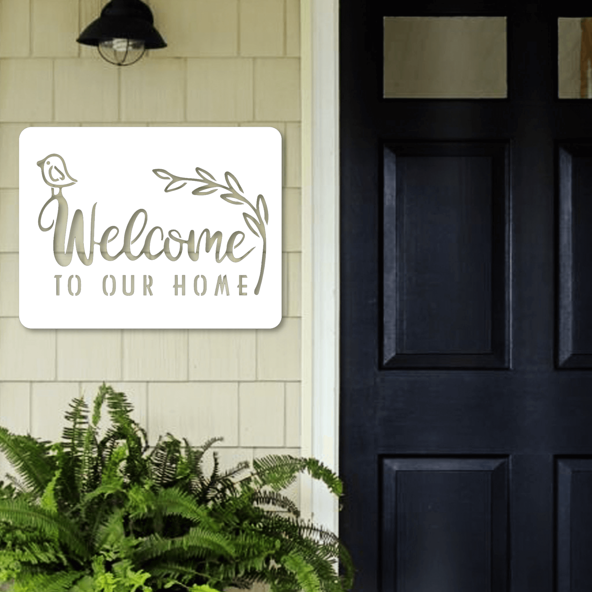 Unbranded Metal Welcome Home Décor Door Mounted Plaques & Signs for sale Unbranded Metal Welcome Home Décor Door Mounted Plaques & Signs for sale
