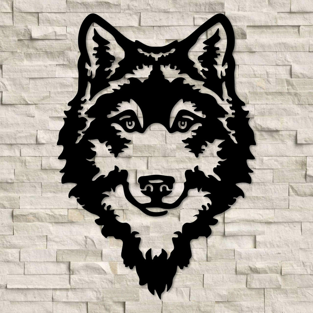 Wolf Metal Wall Decor